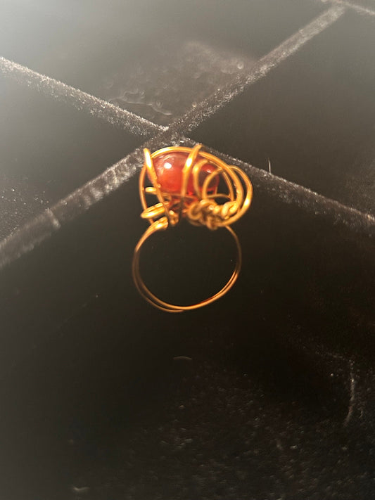 Handmade Wired Wrapped Ring