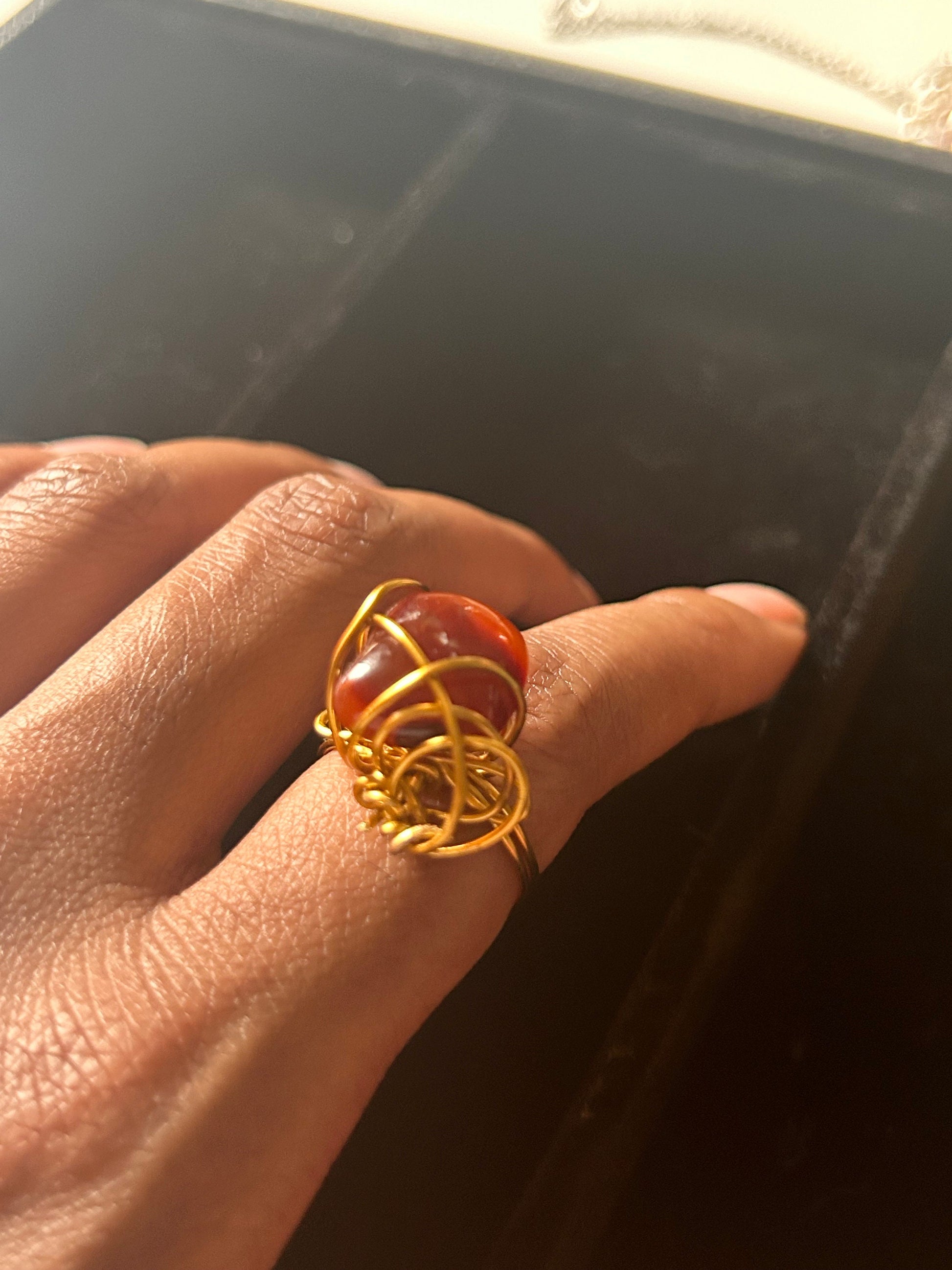 Handmade Wired Wrapped Ring